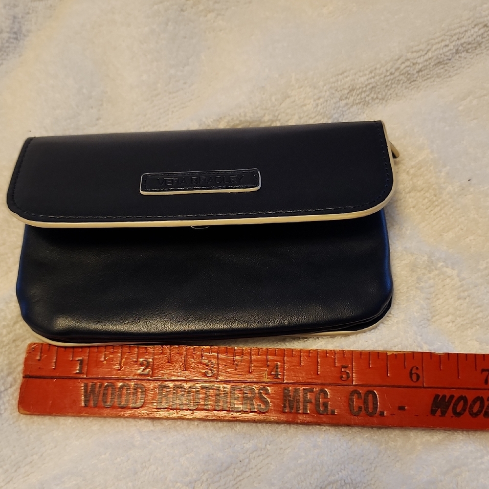 Vera Bradley Midnight Blue Leather Wallet